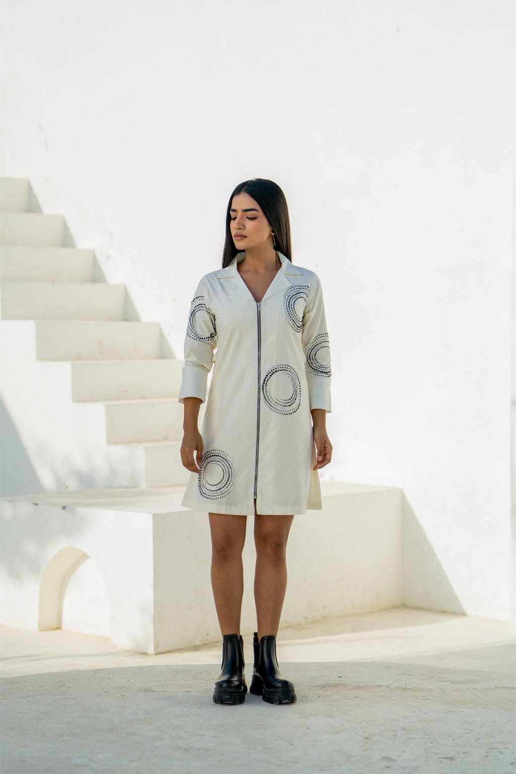 Ivory Orbit Dress