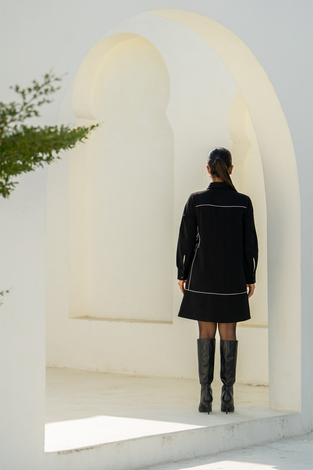 Black Moon Gradation Dress