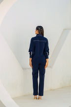 Navy Moon Gradation Co-ord Set