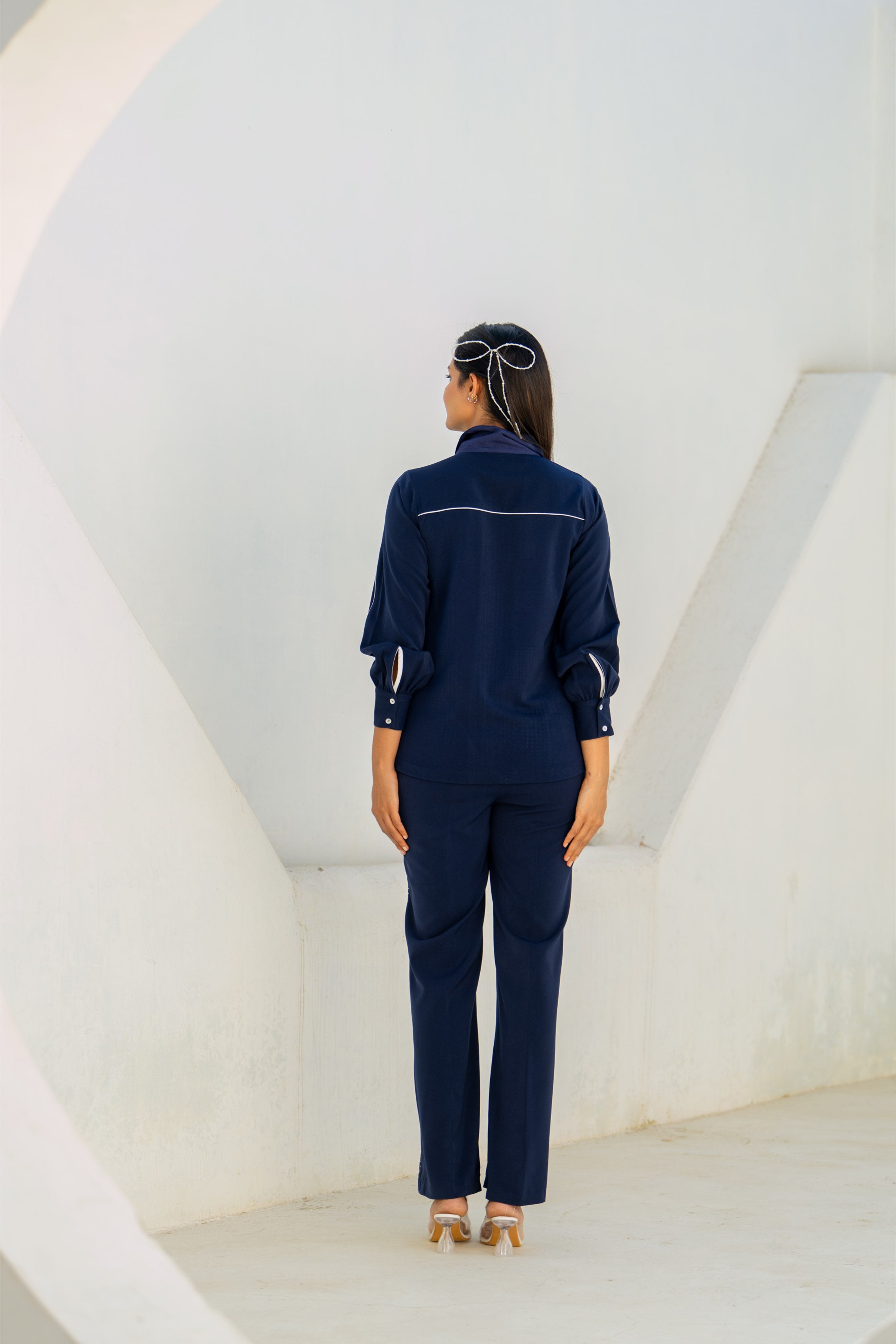 Navy Moon Gradation Co-ord Set