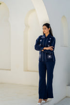 Navy Moon Gradation Co-ord Set