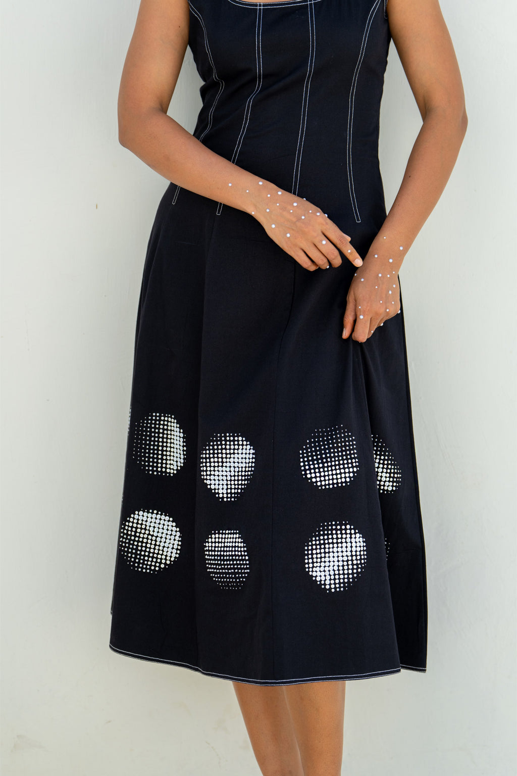 Moon Shadow Panel Dress