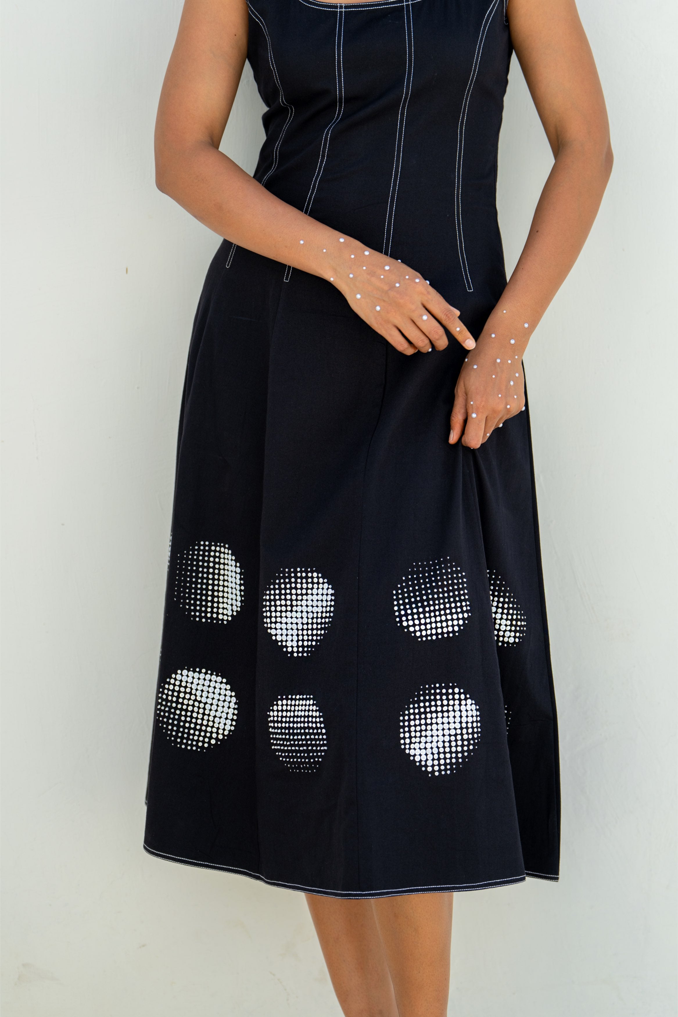 Moon Shadow Panel Dress