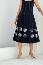 Moon Shadow Panel Dress