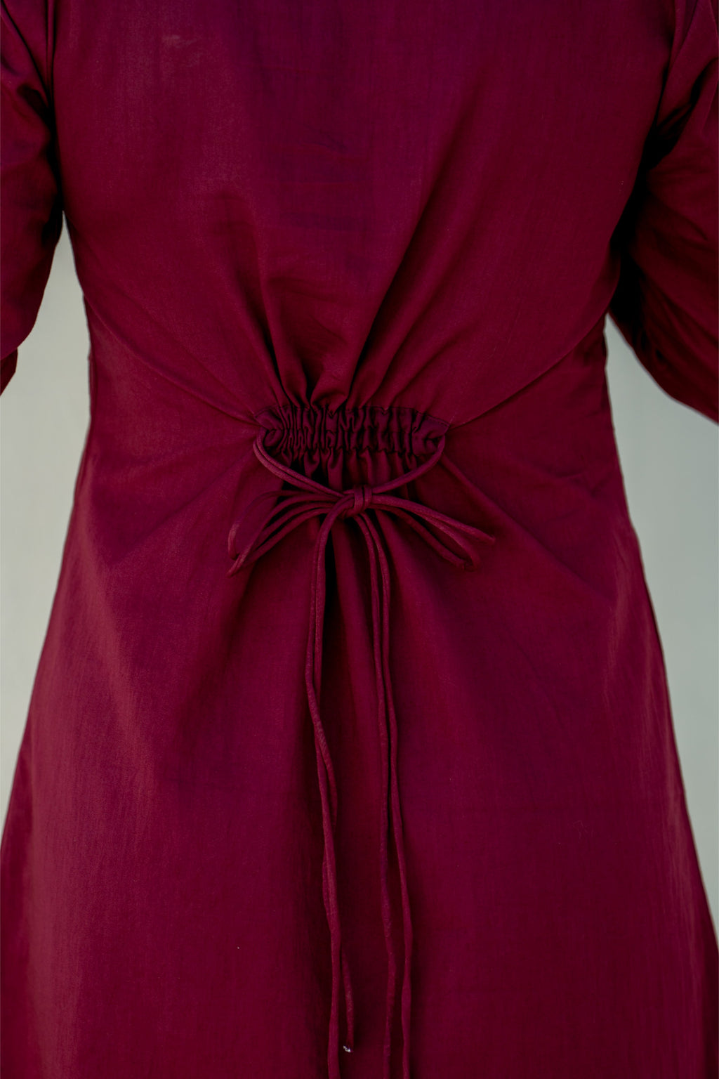 Deep Wine Orbit Dress