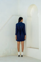 Midnight Blue Orbit Dress