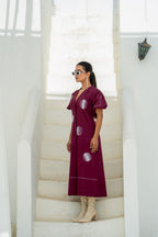 Lunar Phase Midnight Cherry Dress