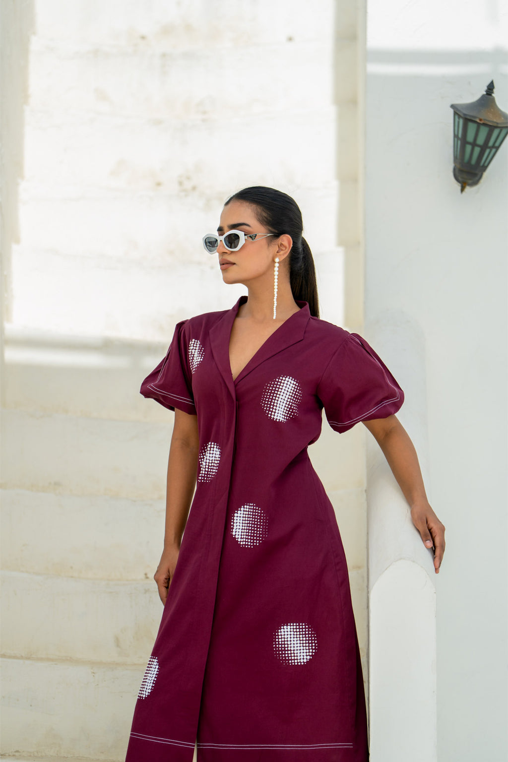 Lunar Phase Midnight Cherry Dress