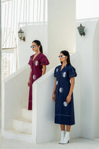 Lunar Phase Midnight Cherry Dress