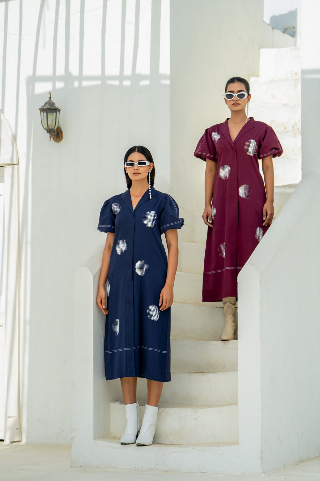 Lunar Phase Midnight Cherry Dress