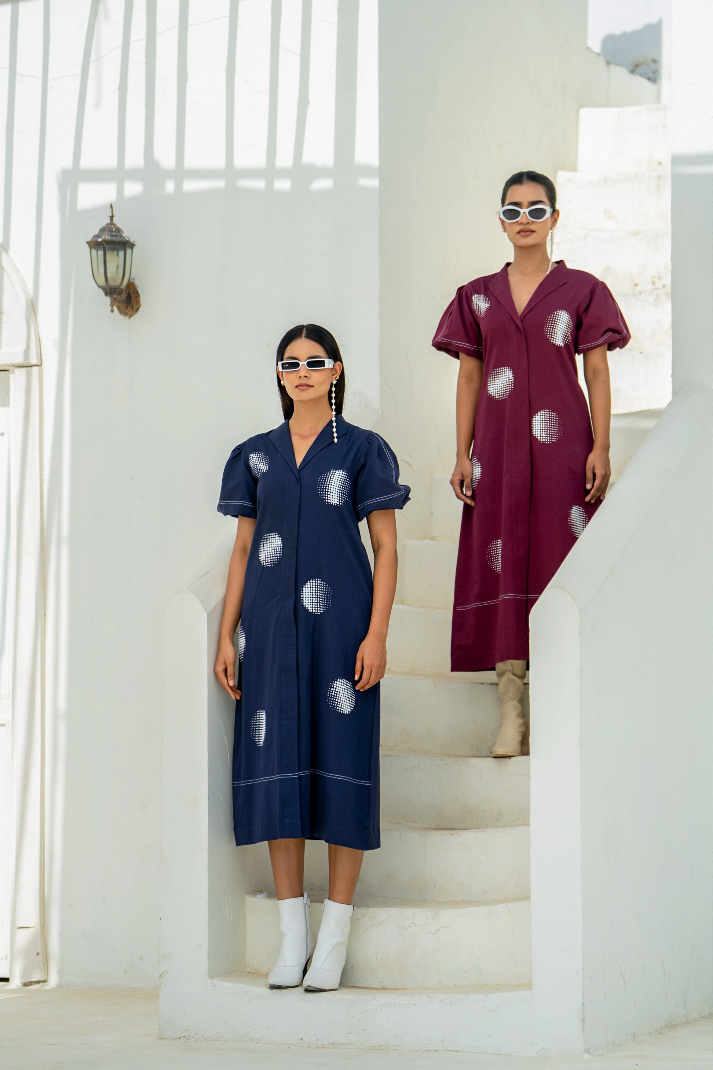 Lunar Phase Midnight Cherry Dress