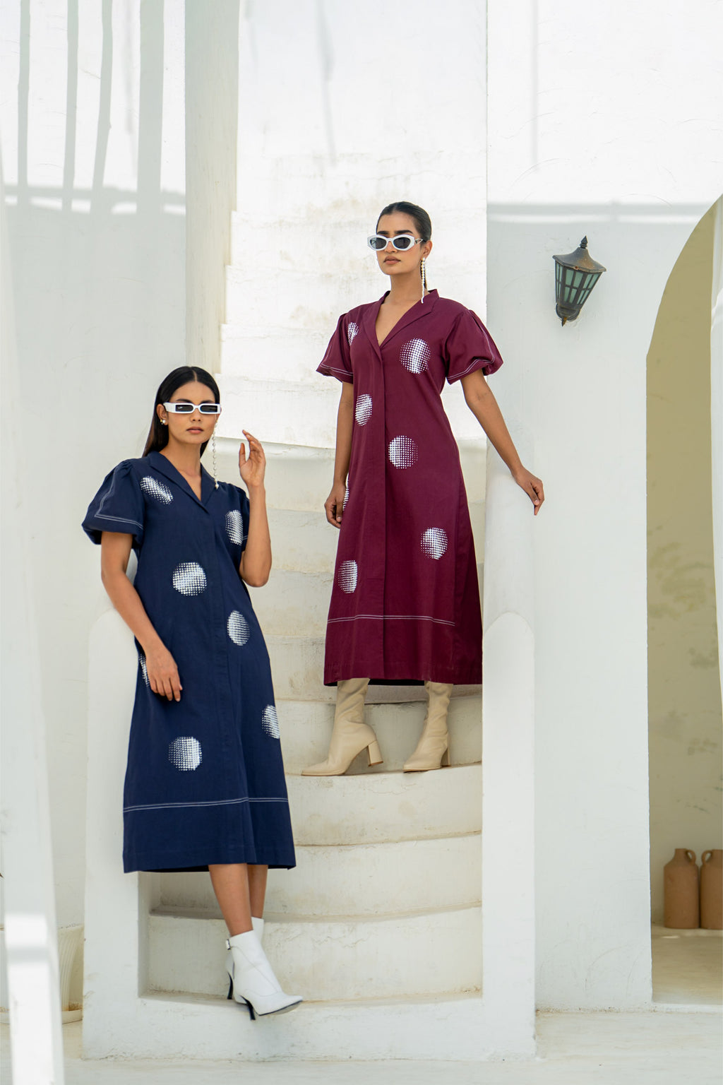 Lunar Phase Midnight Cherry Dress