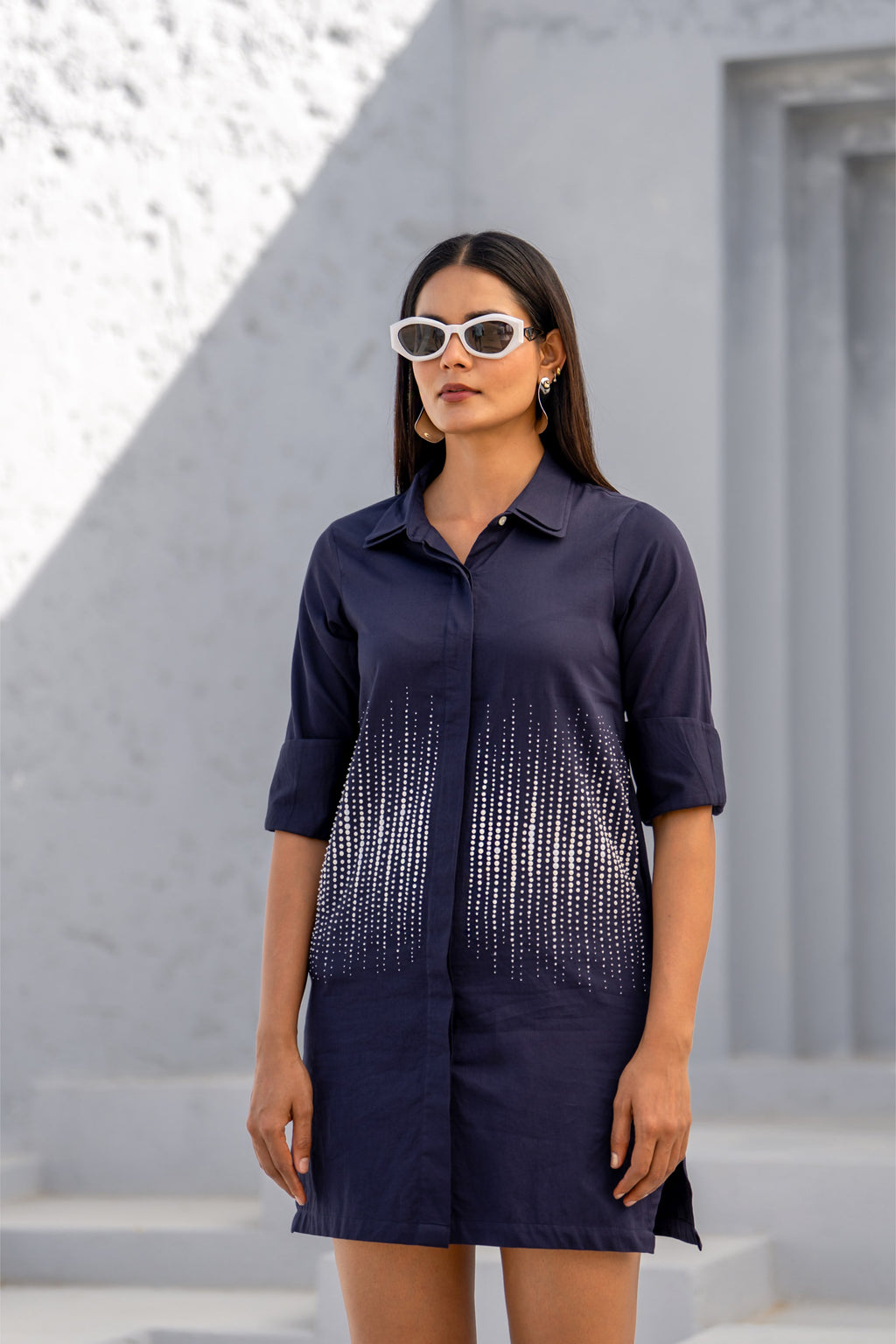 Pixelated Rhythm Dress
