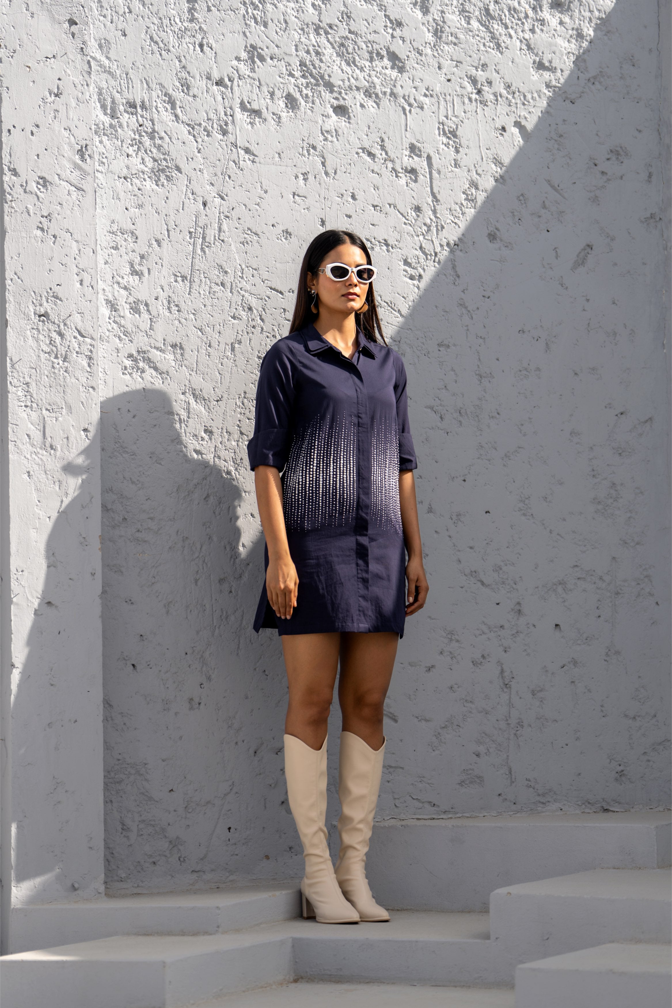 Pixelated Rhythm Dress
