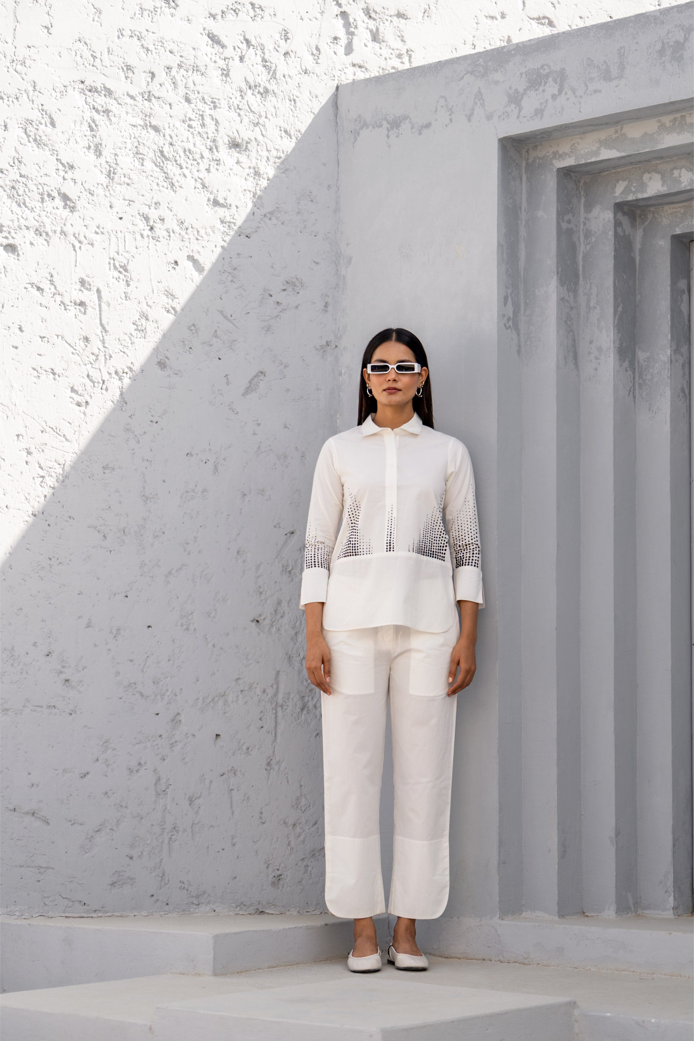 White Piano Co-ord Set