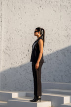 Pixelated Ray Linen Co-ord Set