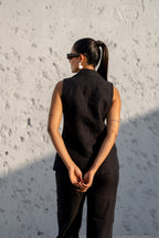 Pixelated Ray Linen Co-ord Set