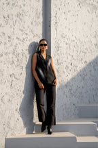 Pixelated Ray Linen Co-ord Set