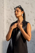 Pixelated Ray Linen Co-ord Set