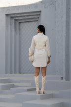 Ecru Luminary Shirt Dress