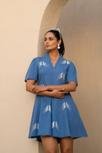 Nightfall Cascade Panel Dress