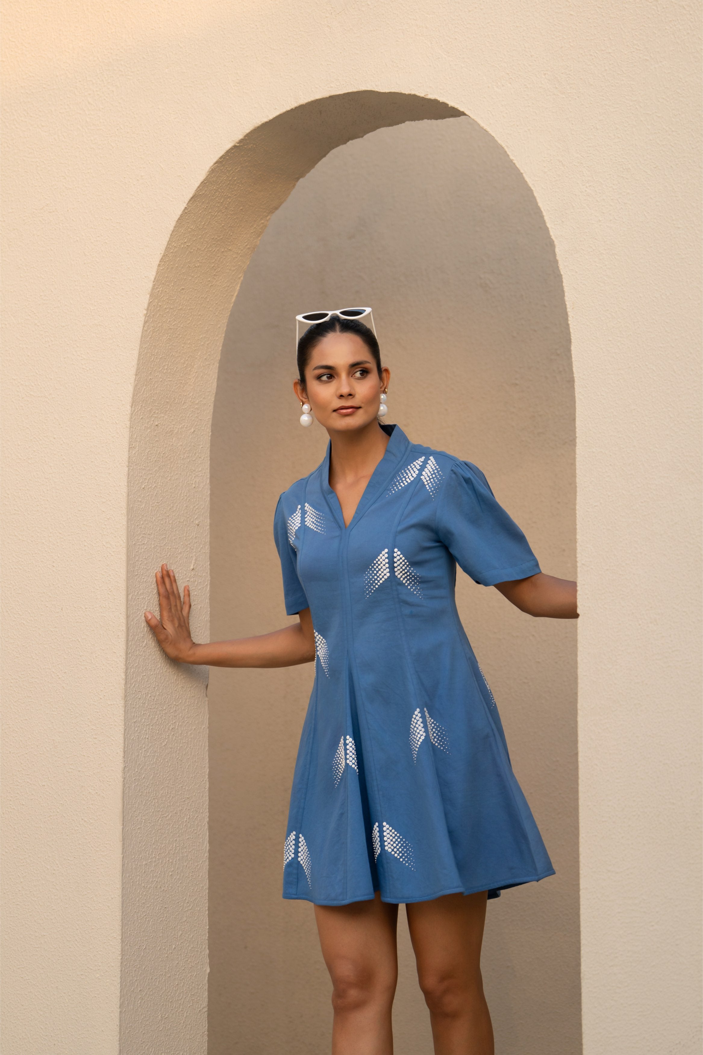 Nightfall Cascade Panel Dress