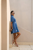 Nightfall Cascade Panel Dress