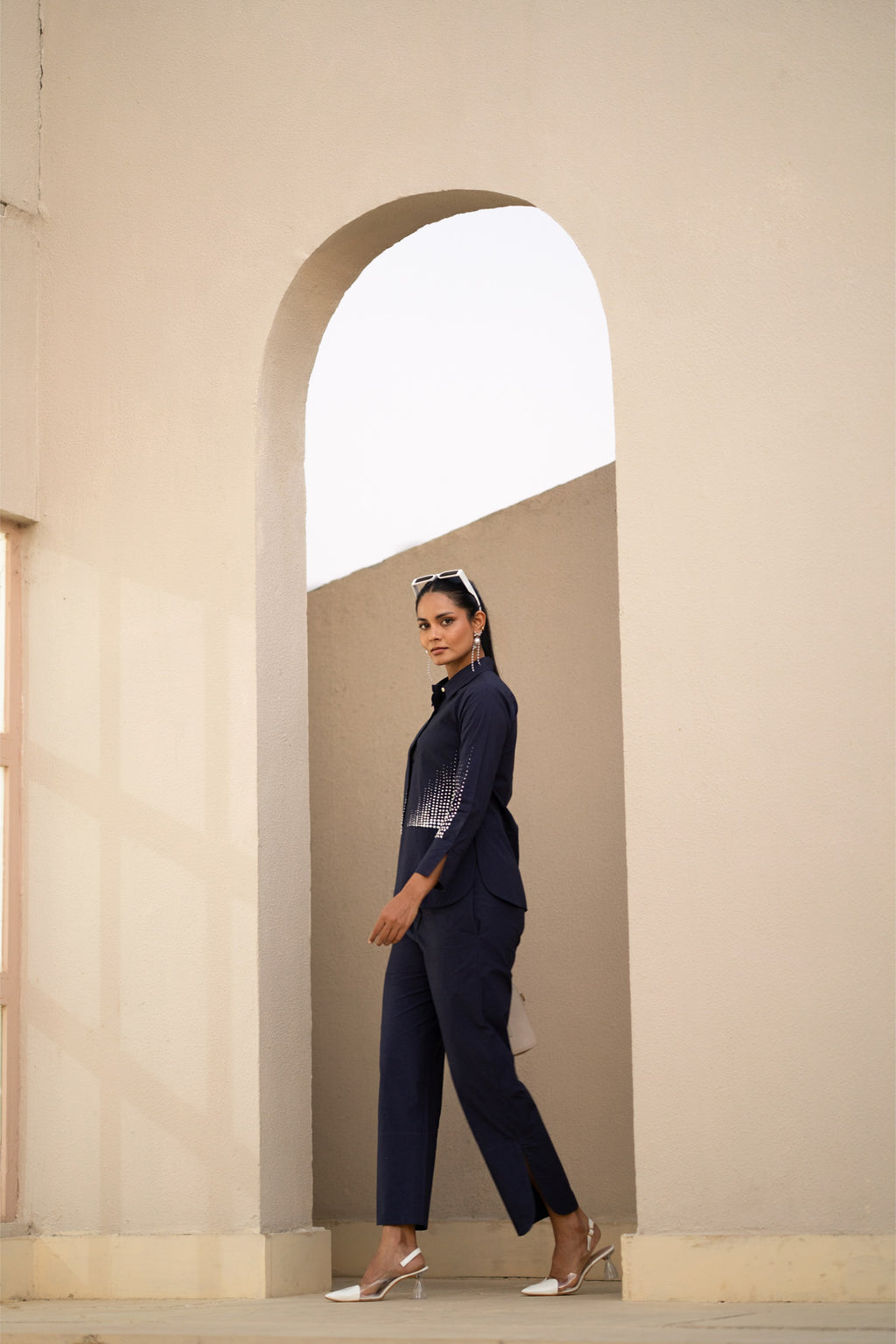 Midnight Navy Piano Co-ord Set