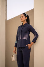 Midnight Navy Piano Co-ord Set