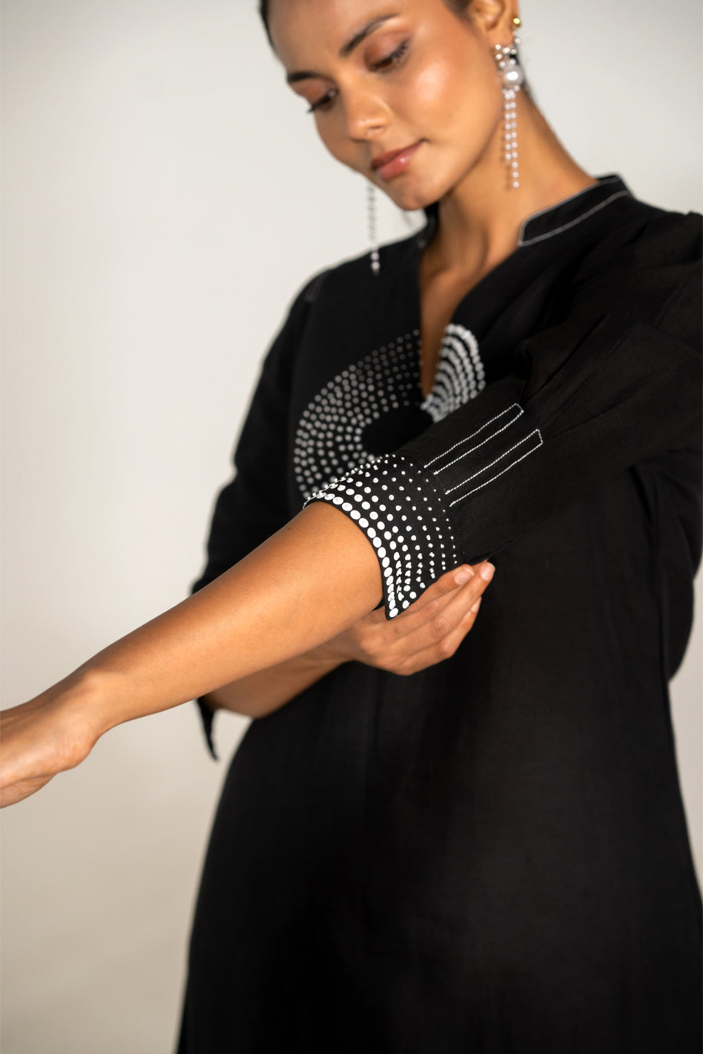 Noir Linen Dress