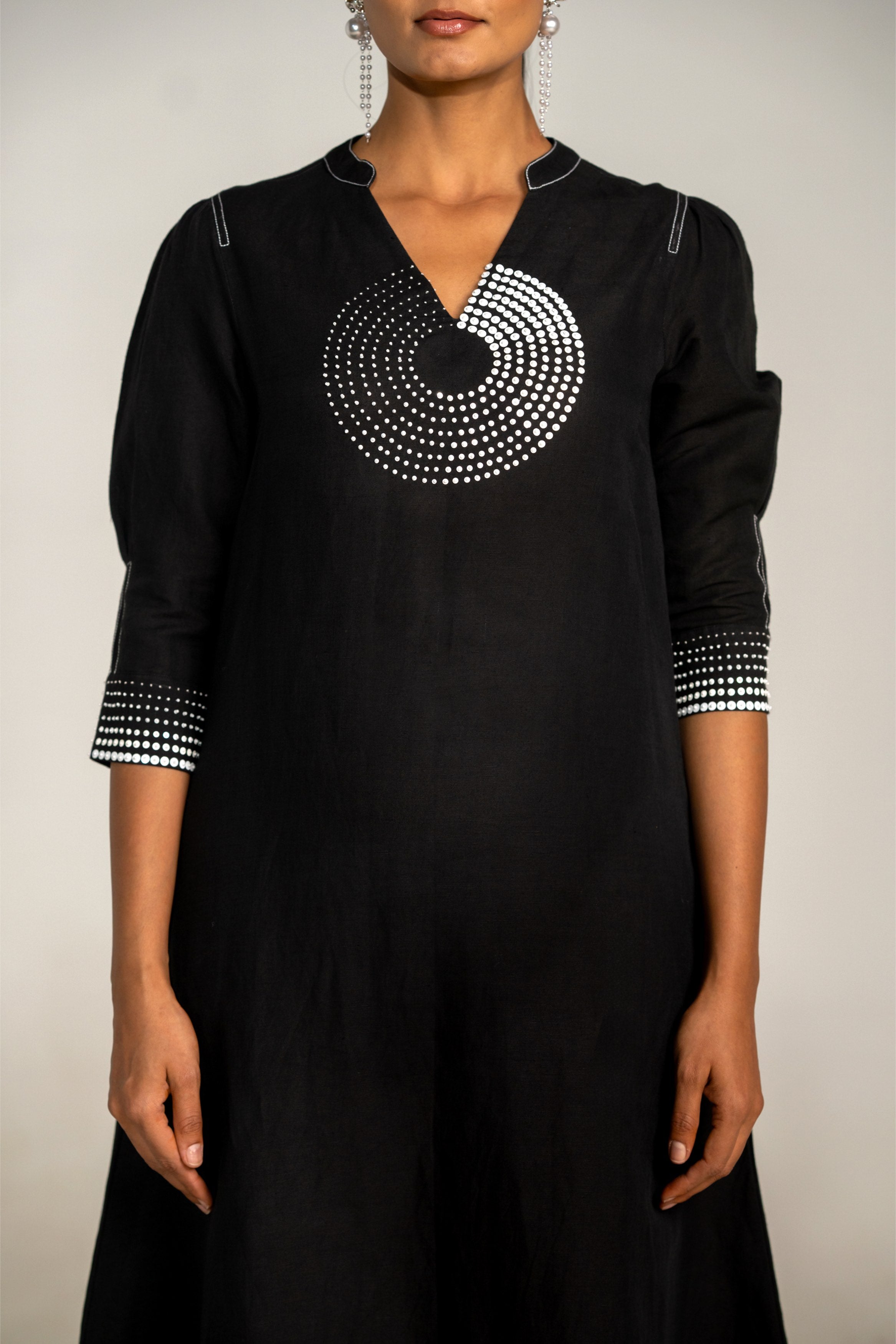 Noir Linen Dress