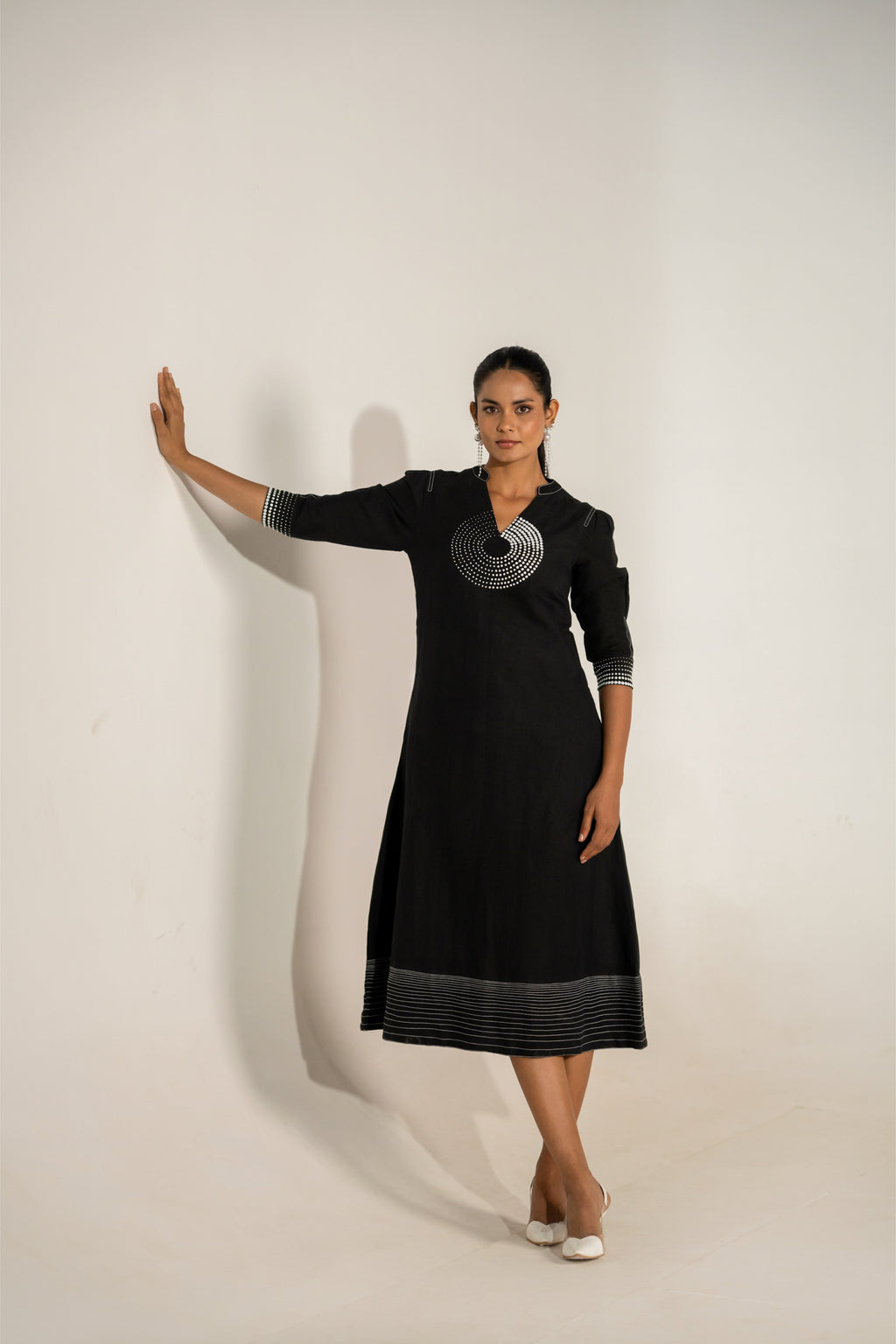 Noir Linen Dress