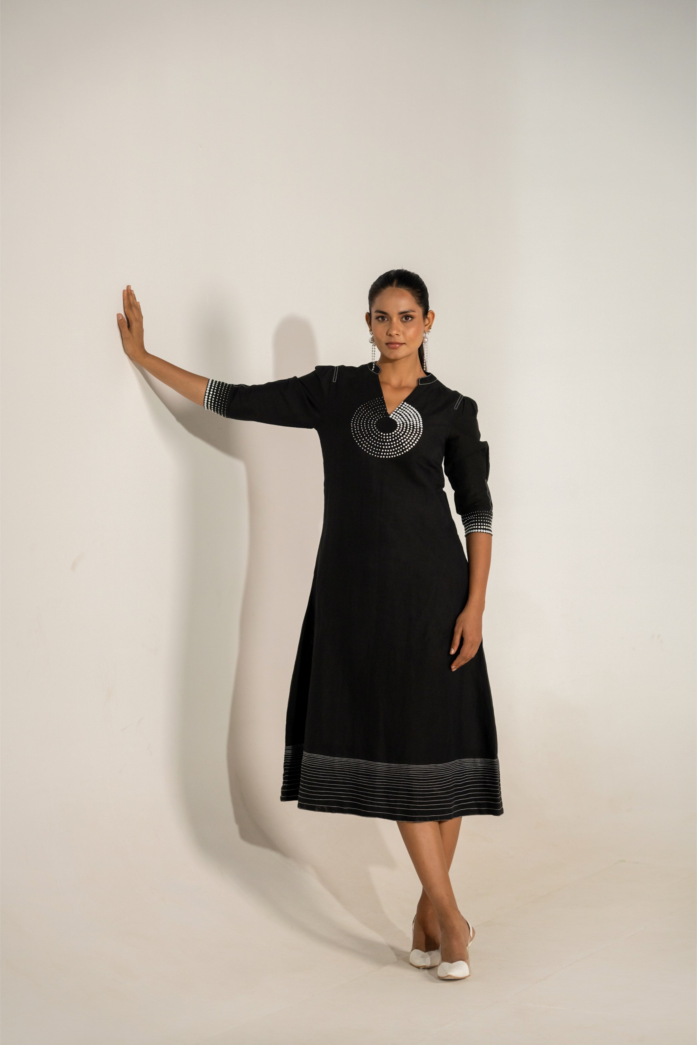 Noir Linen Dress