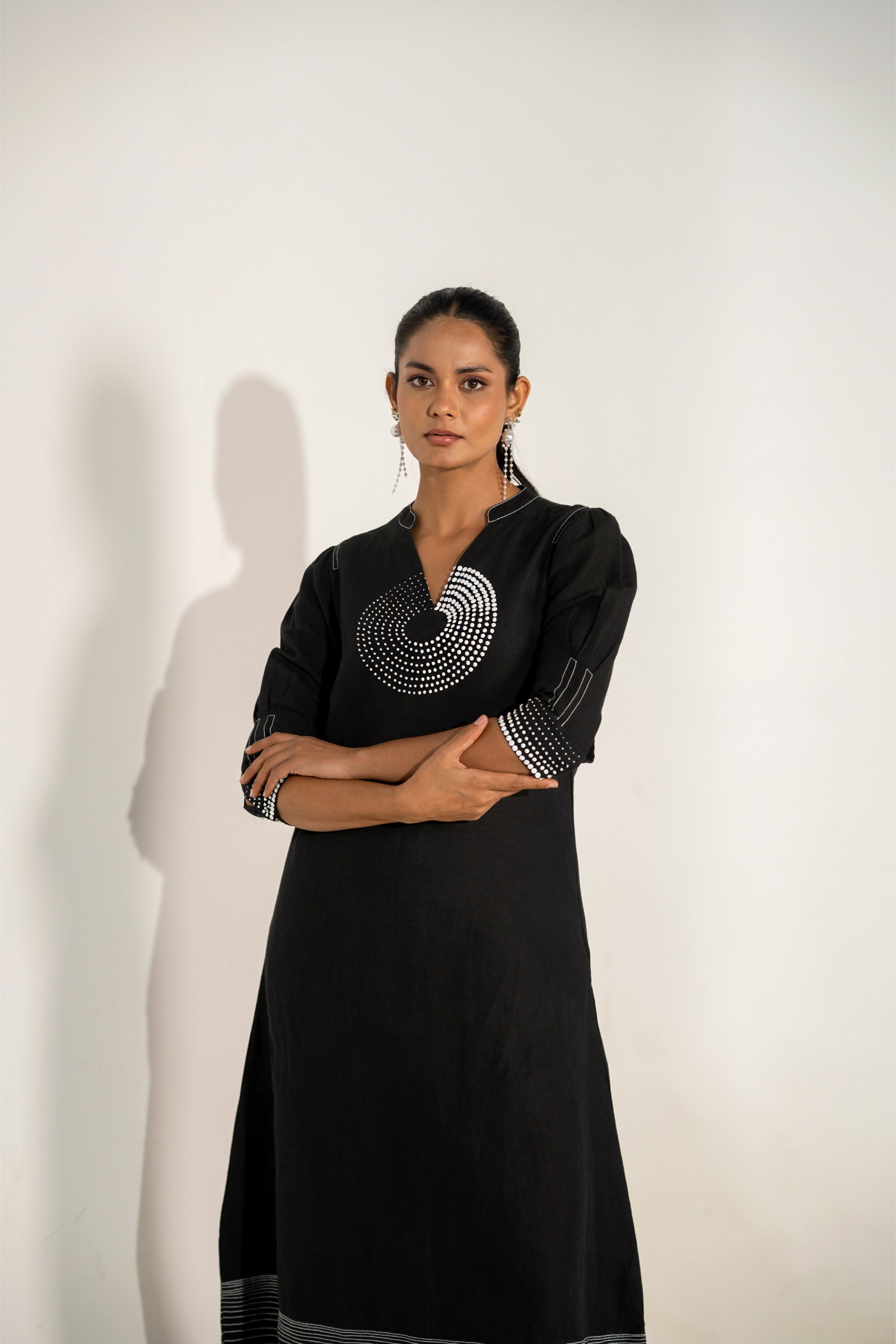 Noir Linen Dress