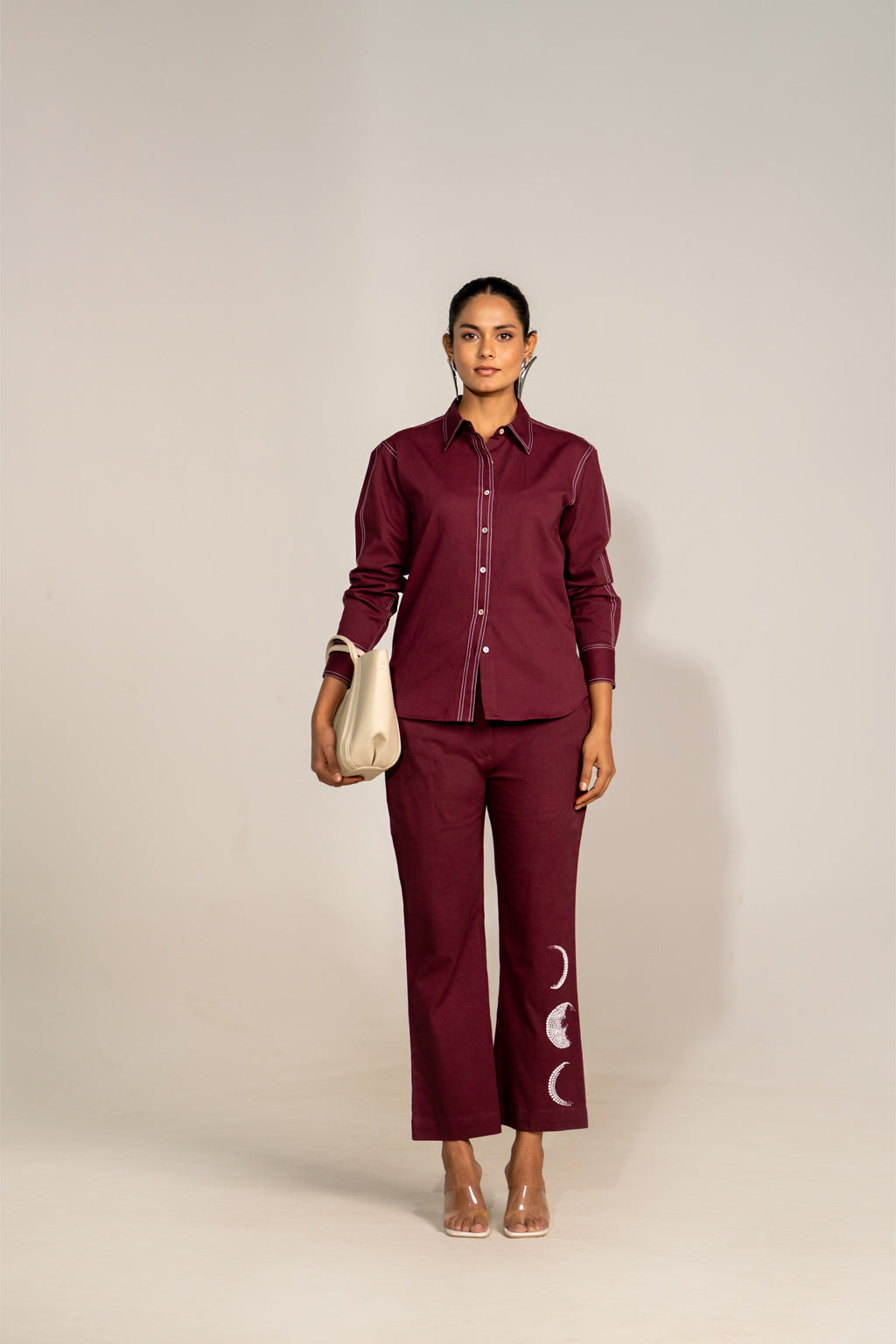 Wine Eclipse Co-ord Set