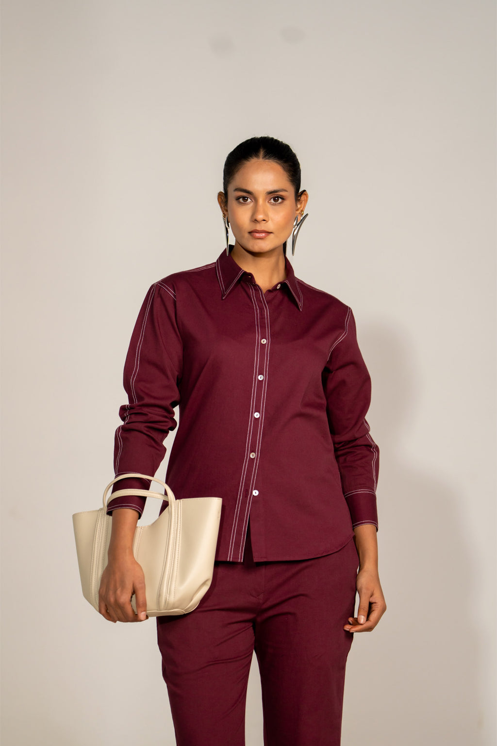 Wine Eclipse Co-ord Set