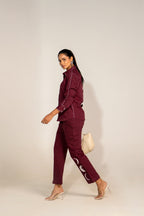 Wine Eclipse Co-ord Set