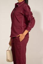 Wine Eclipse Co-ord Set