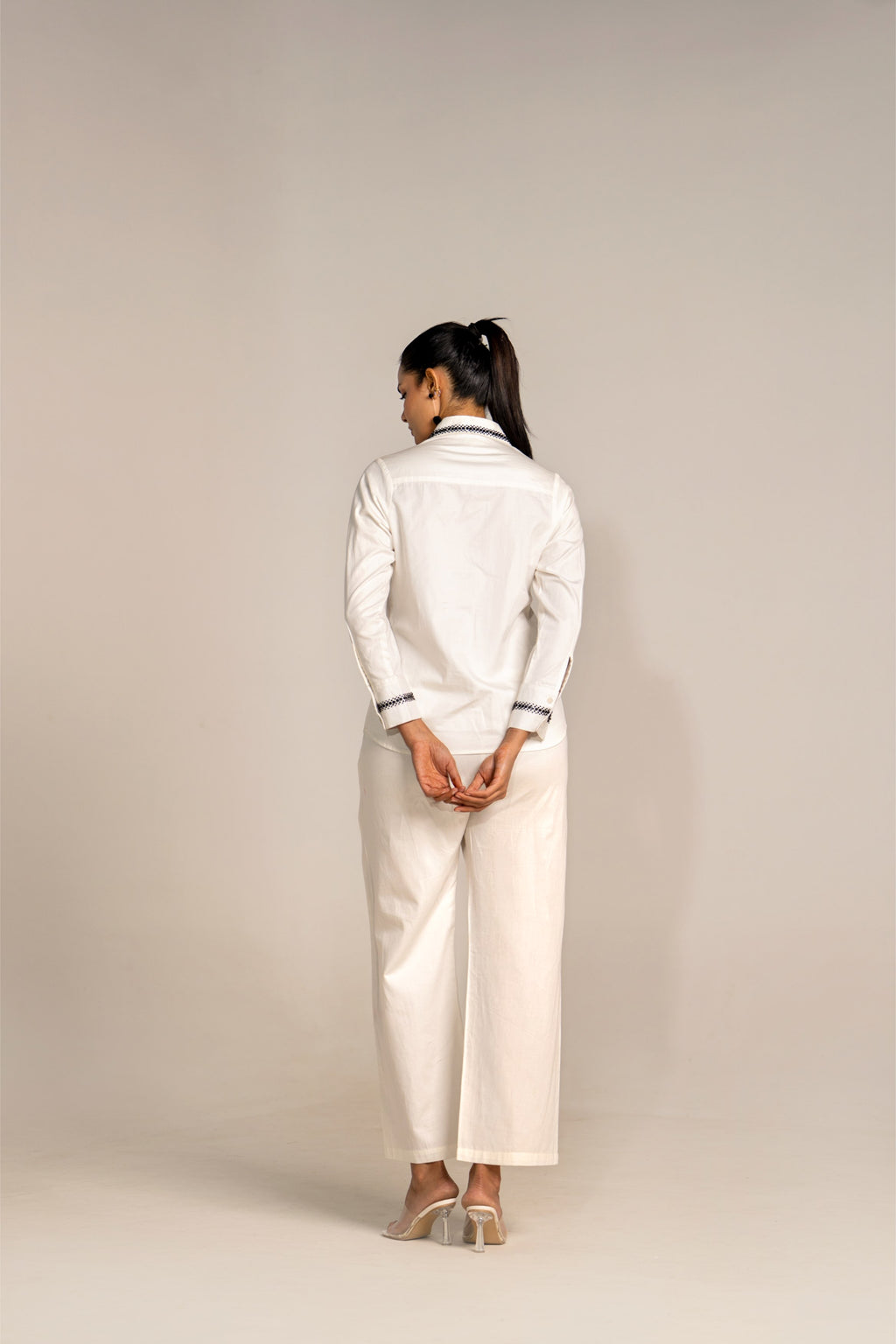 Asymmetrical White Shirt