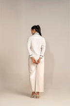 Asymmetrical White Shirt