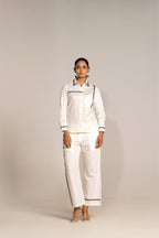 Asymmetrical White Shirt