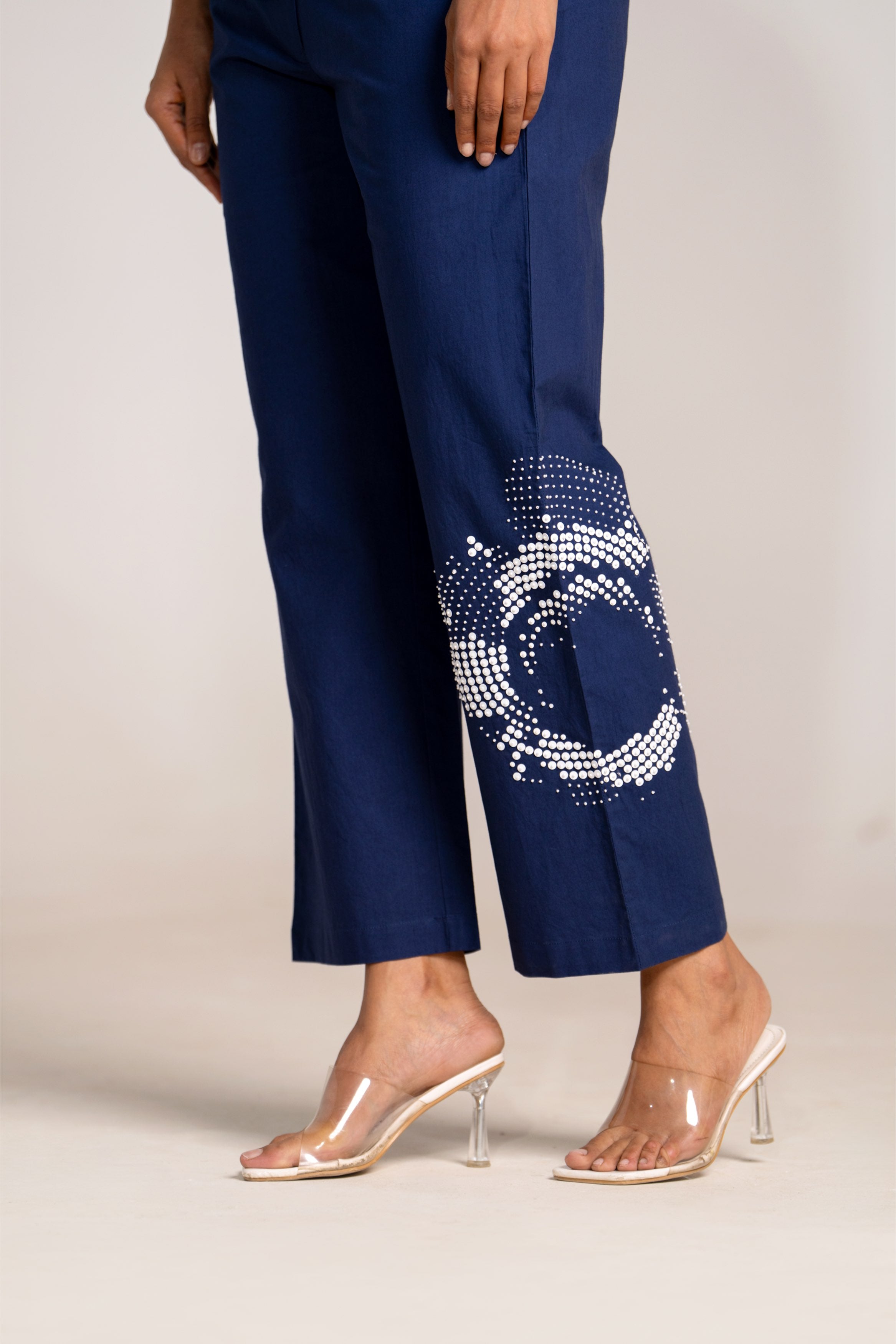 Halftone Blue Cotton Co-ord Set