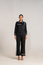 Asymmetrical Black Shirt