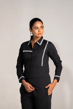 Asymmetrical Black Shirt